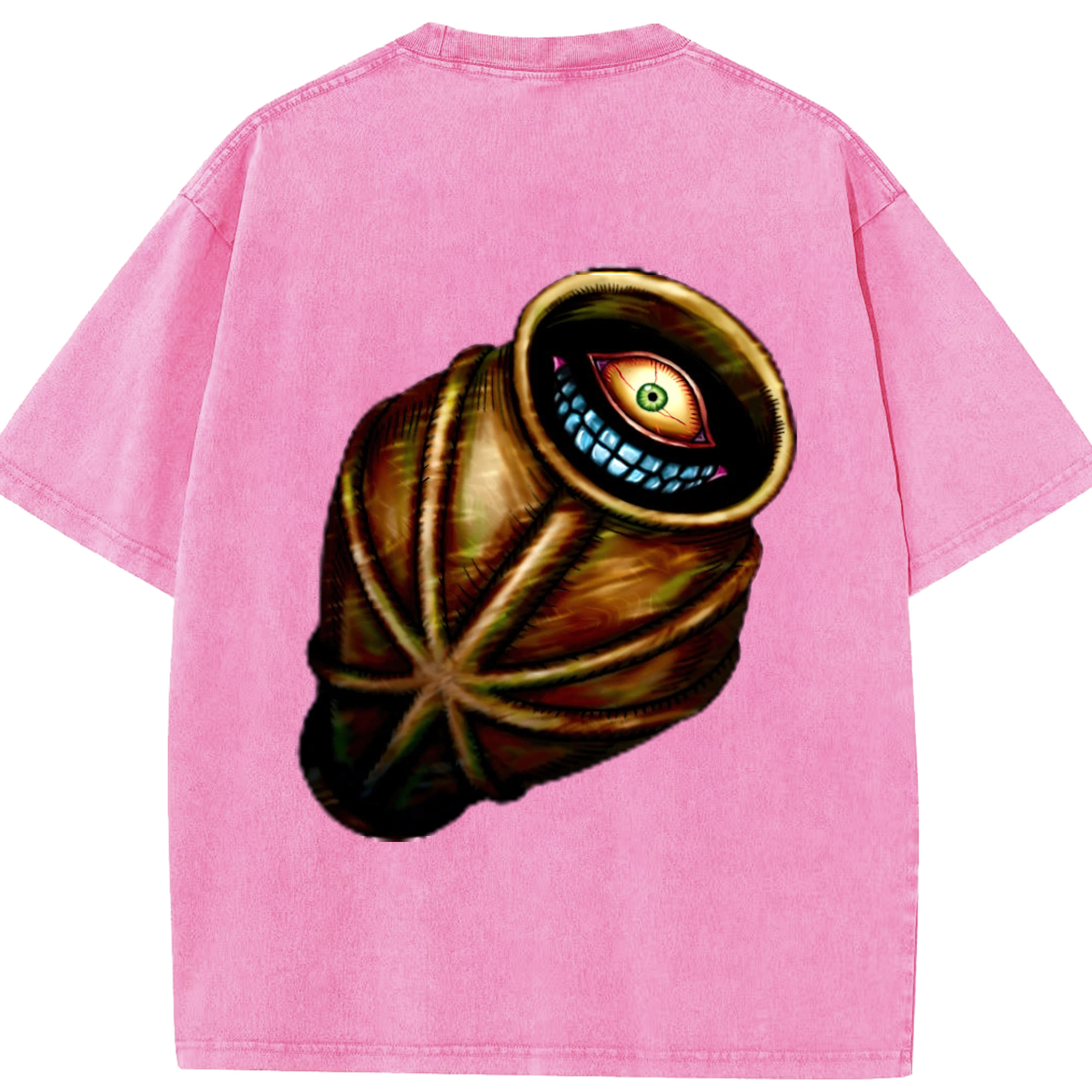 （画像用） 遊☆戯☆王 Yu-Gi-Oh! 綿100% ヴィンテージ風 半袖Tシャツ（背面プリント）